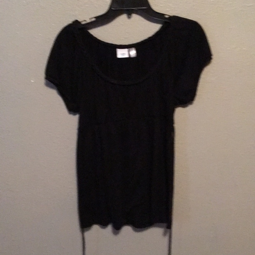 Black blouse piper and blue brand